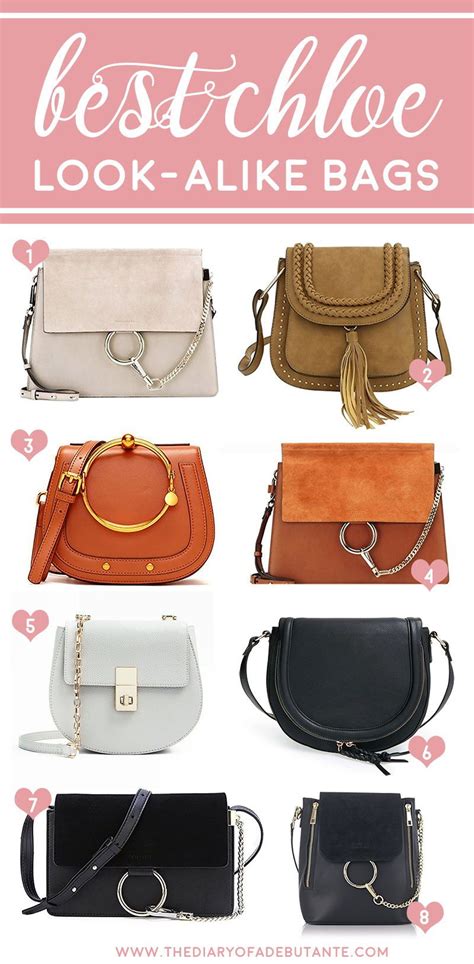 chloe look alike bag|chloe handbags dupe.